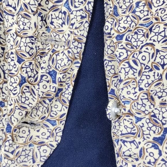 Dani Max Vintage Rayon Blend Vest Padded Shoulder Blazer - Picture 9 of 13